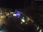 Archiv Foto Webcam am Marienplatz München 23:00