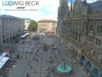 Archiv Foto Webcam am Marienplatz München 11:00