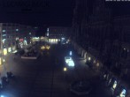 Archiv Foto Webcam am Marienplatz München 01:00