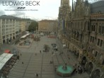 Archiv Foto Webcam am Marienplatz München 07:00
