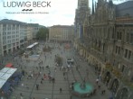 Archiv Foto Webcam am Marienplatz München 13:00