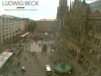Archiv Foto Webcam am Marienplatz München 17:00