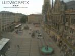 Archiv Foto Webcam am Marienplatz München 08:00