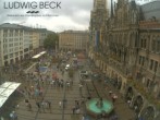 Archiv Foto Webcam am Marienplatz München 13:00
