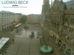 Archiv Foto Webcam am Marienplatz München 11:00