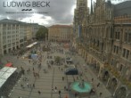 Archiv Foto Webcam am Marienplatz München 09:00