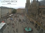 Archiv Foto Webcam am Marienplatz München 15:00