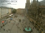 Archiv Foto Webcam am Marienplatz München 17:00