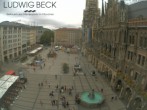 Archiv Foto Webcam am Marienplatz München 07:00