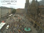Archiv Foto Webcam am Marienplatz München 10:00