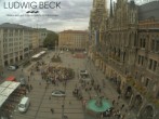 Archiv Foto Webcam am Marienplatz München 08:00