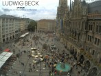 Archiv Foto Webcam am Marienplatz München 10:00