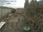 Archiv Foto Webcam am Marienplatz München 14:00