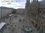 Archiv Foto Webcam am Marienplatz München 16:00