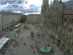Archiv Foto Webcam am Marienplatz München 11:00