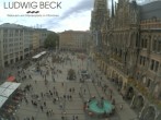Archiv Foto Webcam am Marienplatz München 15:00