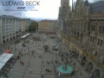 Archiv Foto Webcam am Marienplatz München 09:00