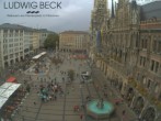 Archiv Foto Webcam am Marienplatz München 11:00