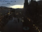 Archiv Foto Webcam am Marienplatz München 19:00