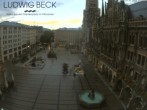 Archiv Foto Webcam am Marienplatz München 05:00