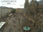 Archiv Foto Webcam am Marienplatz München 11:00