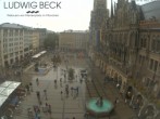 Archiv Foto Webcam am Marienplatz München 15:00