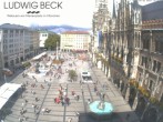 Archiv Foto Webcam am Marienplatz München 09:00