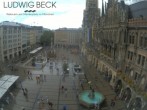 Archiv Foto Webcam am Marienplatz München 11:00