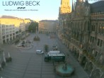 Archiv Foto Webcam am Marienplatz München 05:00