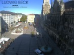 Archiv Foto Webcam am Marienplatz München 07:00
