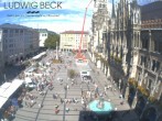 Archiv Foto Webcam am Marienplatz München 09:00