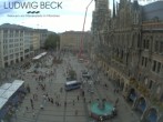 Archiv Foto Webcam am Marienplatz München 11:00