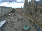 Archiv Foto Webcam am Marienplatz München 13:00