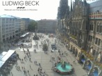 Archiv Foto Webcam am Marienplatz München 15:00