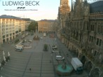Archiv Foto Webcam am Marienplatz München 05:00