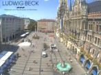 Archived image Webcam at the Marienplatz, Munich 11:00