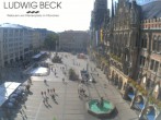 Archiv Foto Webcam am Marienplatz München 15:00