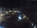 Archiv Foto Webcam am Marienplatz München 23:00