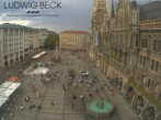Archiv Foto Webcam am Marienplatz München 09:00