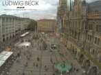 Archiv Foto Webcam am Marienplatz München 11:00