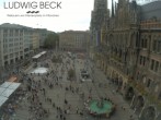 Archiv Foto Webcam am Marienplatz München 15:00