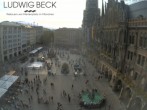 Archiv Foto Webcam am Marienplatz München 17:00