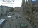 Archiv Foto Webcam am Marienplatz München 11:00
