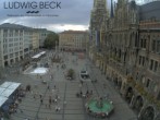 Archiv Foto Webcam am Marienplatz München 13:00