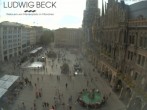 Archiv Foto Webcam am Marienplatz München 17:00