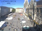Archived image Webcam at the Marienplatz, Munich 09:00