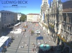 Archiv Foto Webcam am Marienplatz München 09:00