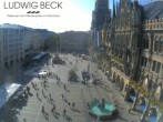 Archiv Foto Webcam am Marienplatz München 15:00