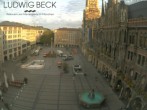 Archived image Webcam at the Marienplatz, Munich 01:00
