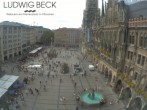 Archived image Webcam at the Marienplatz, Munich 08:00